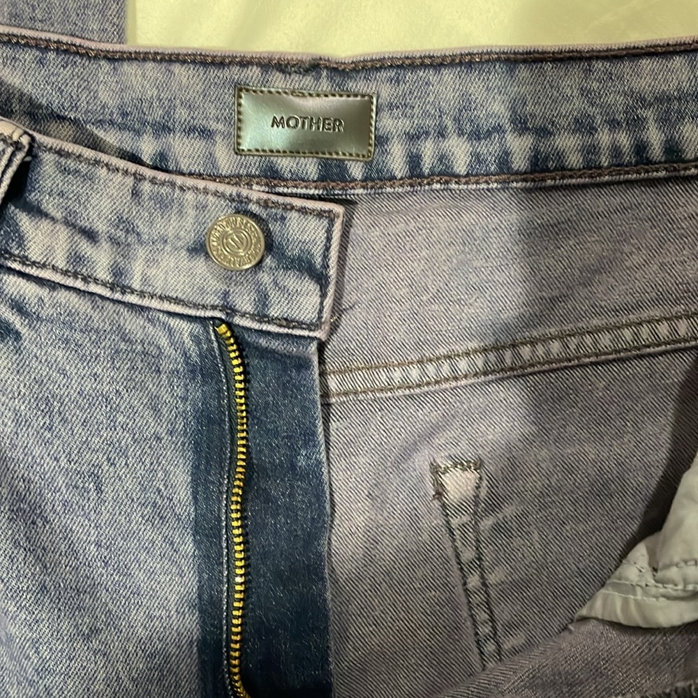 MOTHER The Desperado Heel High Rise Flare Jean in acid trip size 30 - Picture 9 of 11
